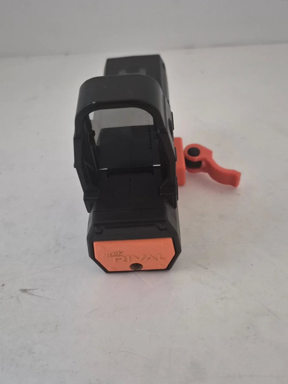 Nerf Rival Red Dot Sight- Black and Orange Compact Optic